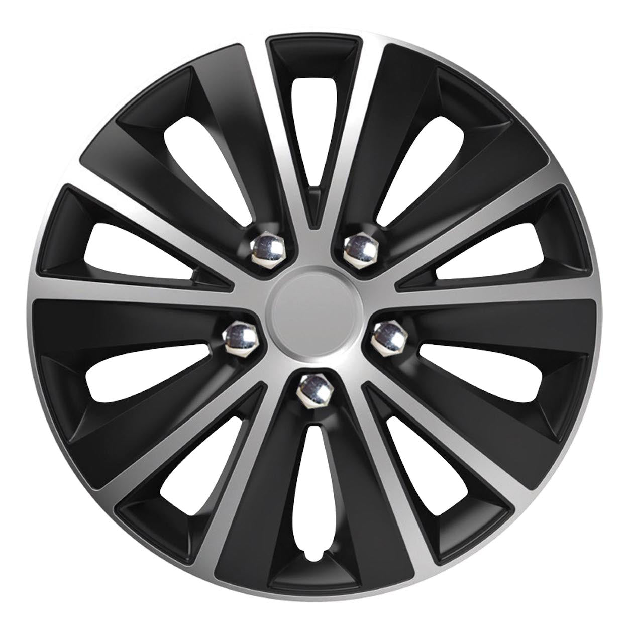 Wieldoppen set | RADPIDE NC ZILVER&ZWART 14 15 16 INCH |