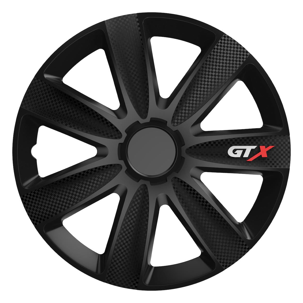 Wieldoppen set | GTX carbon zwart | 14 15 16 17 INCH