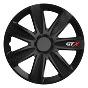 Wieldoppen set | GTX carbon zwart | 14 15 16 17 INCH